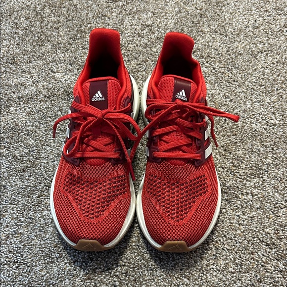 adidas Shoes - Adidas Red Athletic Sneakers